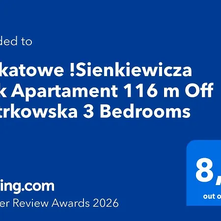 Unikatowe !sienkiewicza Park 116 M Off Piotrkowska 3 Bedrooms Lejlighed